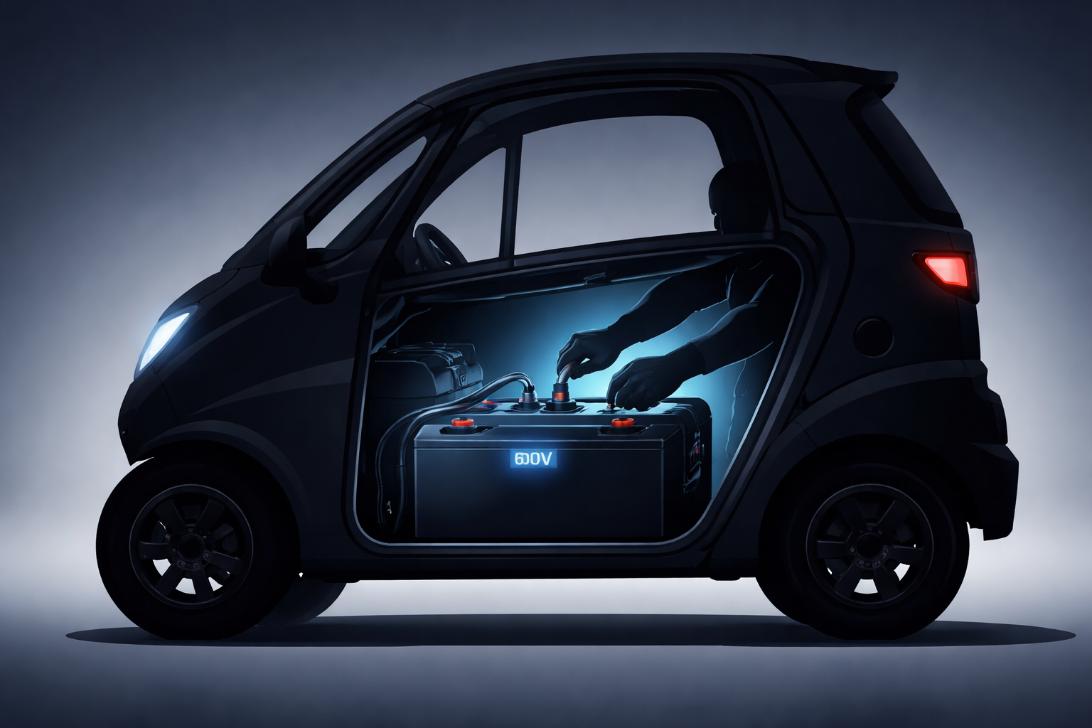 KABINESCOOTER BATTERI