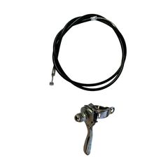 Gashåndtag med clamp for rør inkl. kabel og 1 mm wire