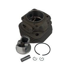 Komplet Cylinder sæt med stempel ø52 m/hul til dekomp. T87 kapsav