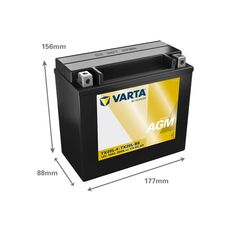 Batteri Hisun H550 HS294, guardian 400 - 750 CC - YTX20L-BS 250 Start Ampere.