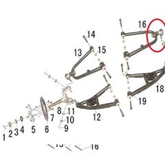 Bærekugle øverst XY200 Offraoder