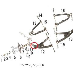 Bærekugle nederest XY200 Offraoder