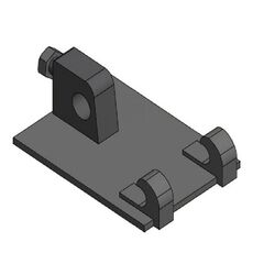 OPHÆNGSPLADE MA BECO 86x165mm x ø30 hul 