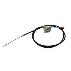 Gaskabel 3 mm wire 175cm, inklusiv gashåndtag, Komplet.