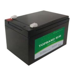 Batteri Lthium LFP 12Ah – 12V Lithium Topband. 1 stk. til El scooter og lignende. Erstatter fx CP12120
