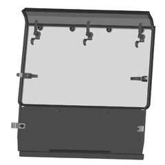 Bagrude med beslag Hisun UTV Sector E1 model.