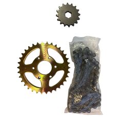 Bagtandhjul, kæde, fortandhjul sæt til Bernards BA200 ATV