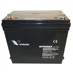 Batteri 6FM55 AGM 55AH til slagelklipper ATV150 