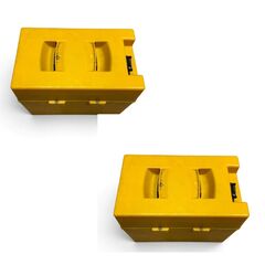 Batteri pakke 2 stk kasser, af 24V - ACID RCD500 48V 32AH - Er med 2 batterier i hver kasse, og stik