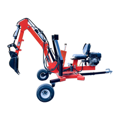 Minigraver 500kg til ATV 360 graders krøjefunktion.