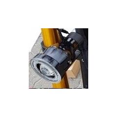 Lygte med led krans, samt linse til Enduro,