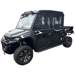 Hisun UTV Elektrisk 4x4 - SORT - 4 (6) personer - Lukket kabine - Bil/Traktor Godkendt på plader - H/L Gear.