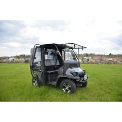 Elektrisk UTV 4X2 - Lukket kabine, - Syre batteri 72V 83 AH - Plader som bil - Tiplad.