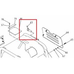 Lås håndtag til 4025,5030,3820