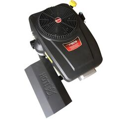 Loncin Motor m/ elstart, 16/20 HK 608 ccm vertical aksel 25,4x78,5 mm 15AH / - Med udstødning.