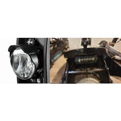 Forlygte og baglygte til ES2000 2020 model, samt EsStreet.