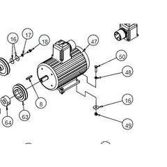 Elektrisk motor til negri r95 400 volt 4/15