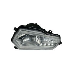 Forlygte venstre, med position lys samt blinklys kort og lang lys. Til Hisun E1 UTV.