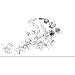 Sikkerhedsbolt til r95 flishugger pos 14