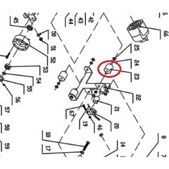 Vibration dæmper håndtag Nr 23 pr stk