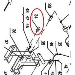 Vibration dæmper Nr 34 pr stk