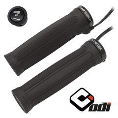 Varme i håndtag til de fleste ATVer - lavet i USA. 2 trins varme. Styr Ø 22mm.