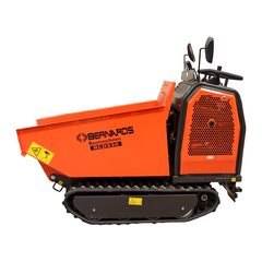 Minidumper Bernards hydraulisk RCD530 9 HK Benzin med elstart larvefods Bernards, hydraulisk tip.