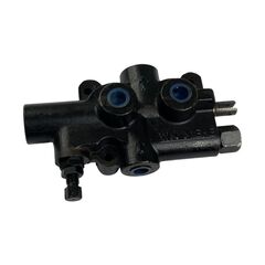 Sikkerheds ventil til retningsskift af tromler flishugger