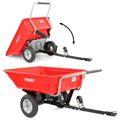 Tip Trailer ATV/UTV, samt til gående. - 300 kg - Trækøje, samt 50mm kugle.