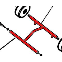 Transporthjuls ramme MS90