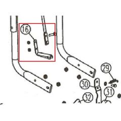 Vinkel til gearskifte løvsuger