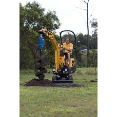 Pælebor - Jordbor - Borehoved kraftig Hydraulisk til gravmaskine /minilæsser