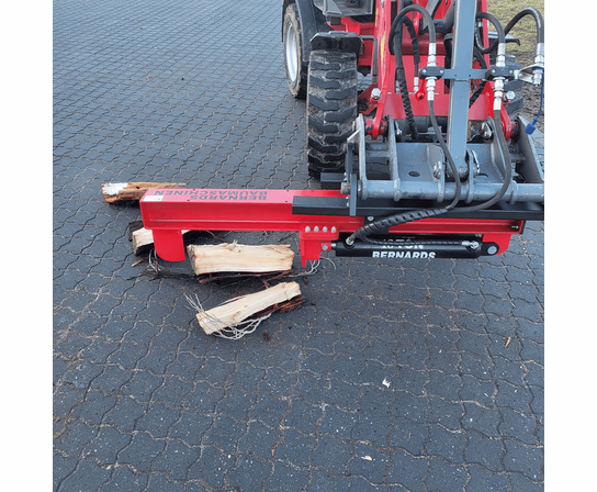 Brændekløver hydraulisk til minigraver og minilæsser 1050mm