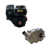 9HK/270cc Loncin motor og tilhørende reduktionsgear med 22mm aksel