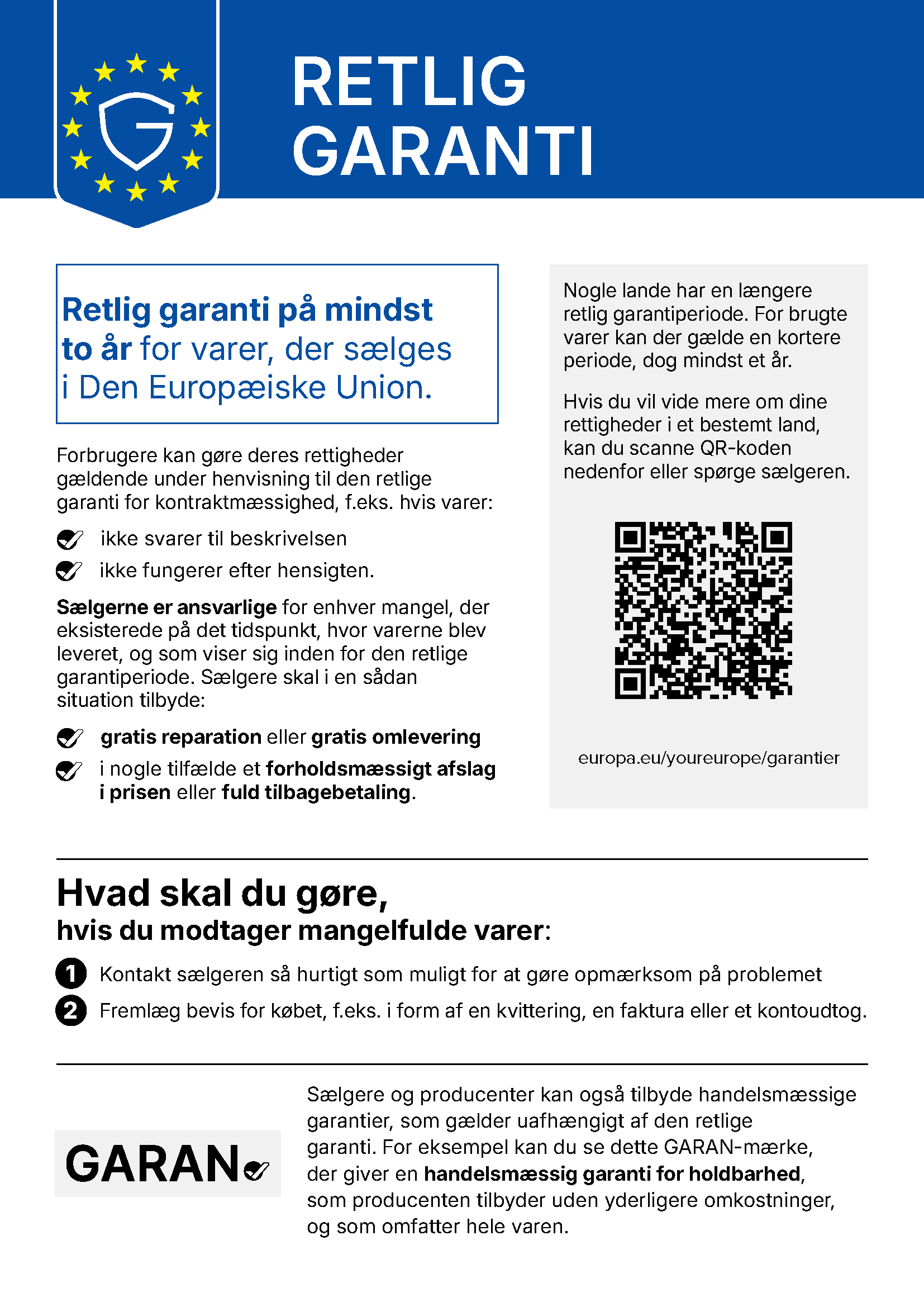 EU Retlig Garanti